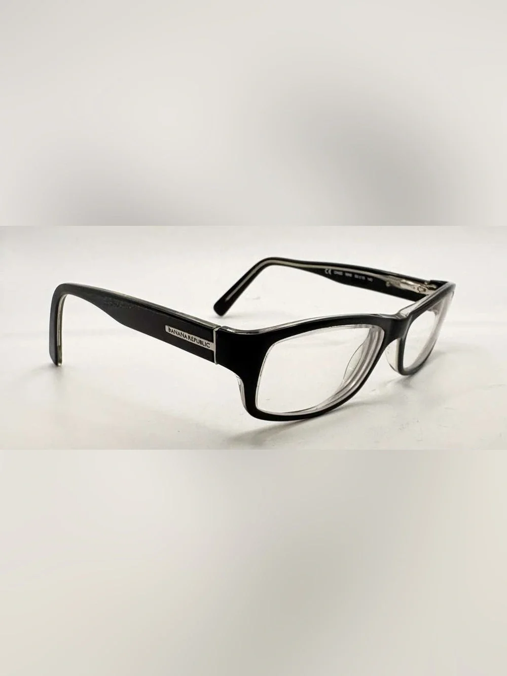 Banana Republic Chad Black Oval Sunglasses Frames Only